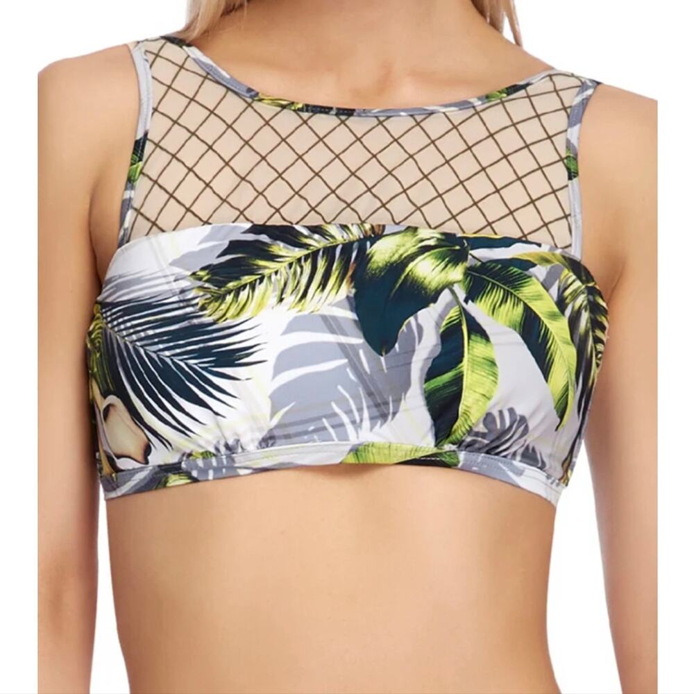 Women's JETS Vida High Neck Bikini Top Size 12 Swimsuit